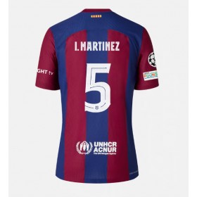 Barcelona Inigo Martinez #5 Hemmakläder 2023-24 Kortärmad